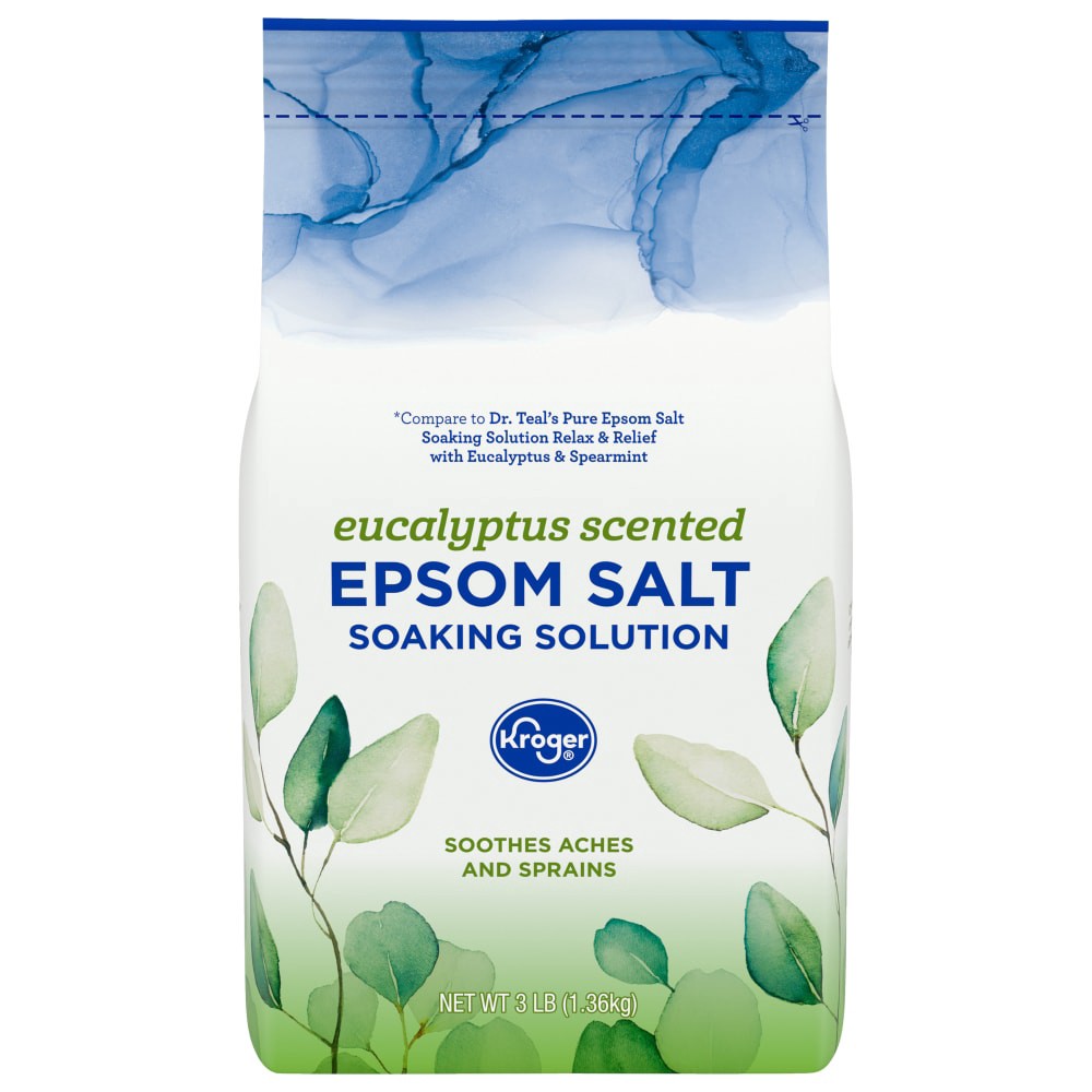 slide 2 of 2, Kroger Soothe Eucalyptus Epsom Salt, 3 lb