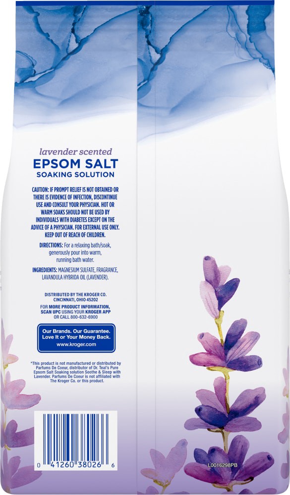 slide 2 of 4, Kroger Relax Lavender Epsom Salt, 3 lb
