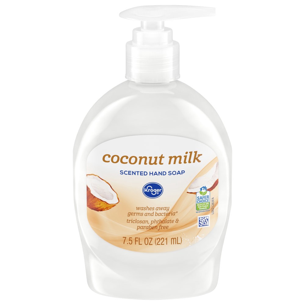 slide 2 of 3, Kroger Creamy Coconut Milk Liquid Hand Soap, 7.5 fl oz