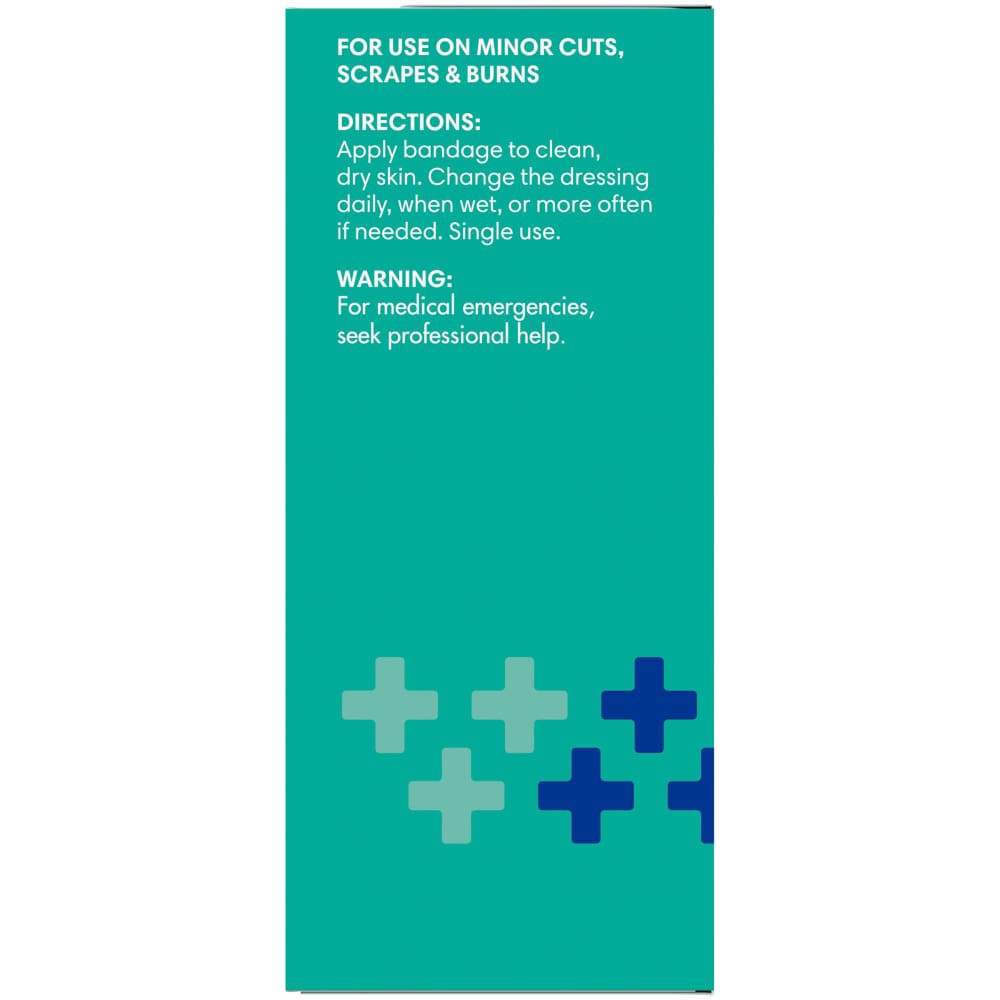 slide 2 of 4, Kroger Fabric Bandages Assorted Sizes, 100 ct