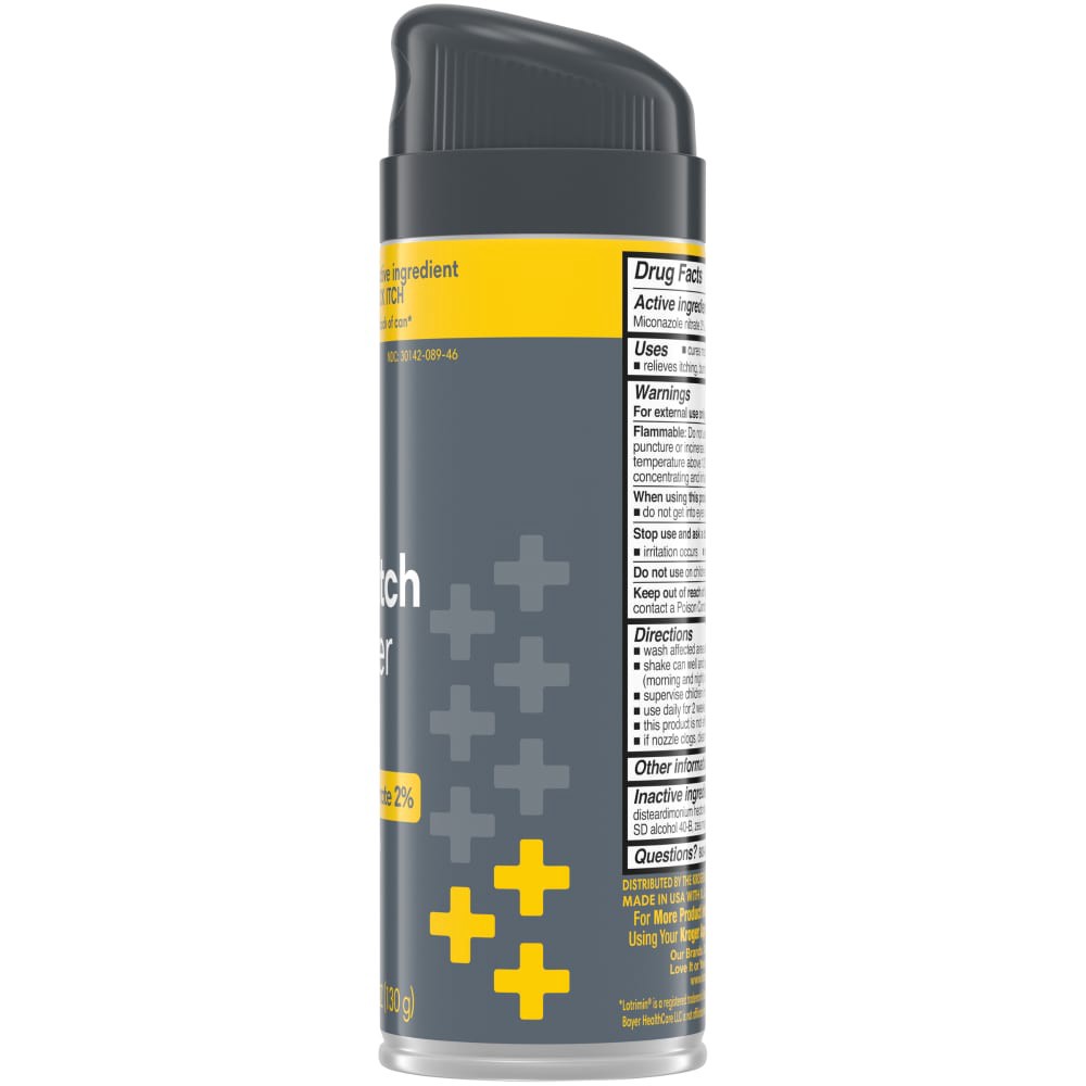 slide 2 of 4, Kroger Medicated Jock Itch Spray, 4.6 oz