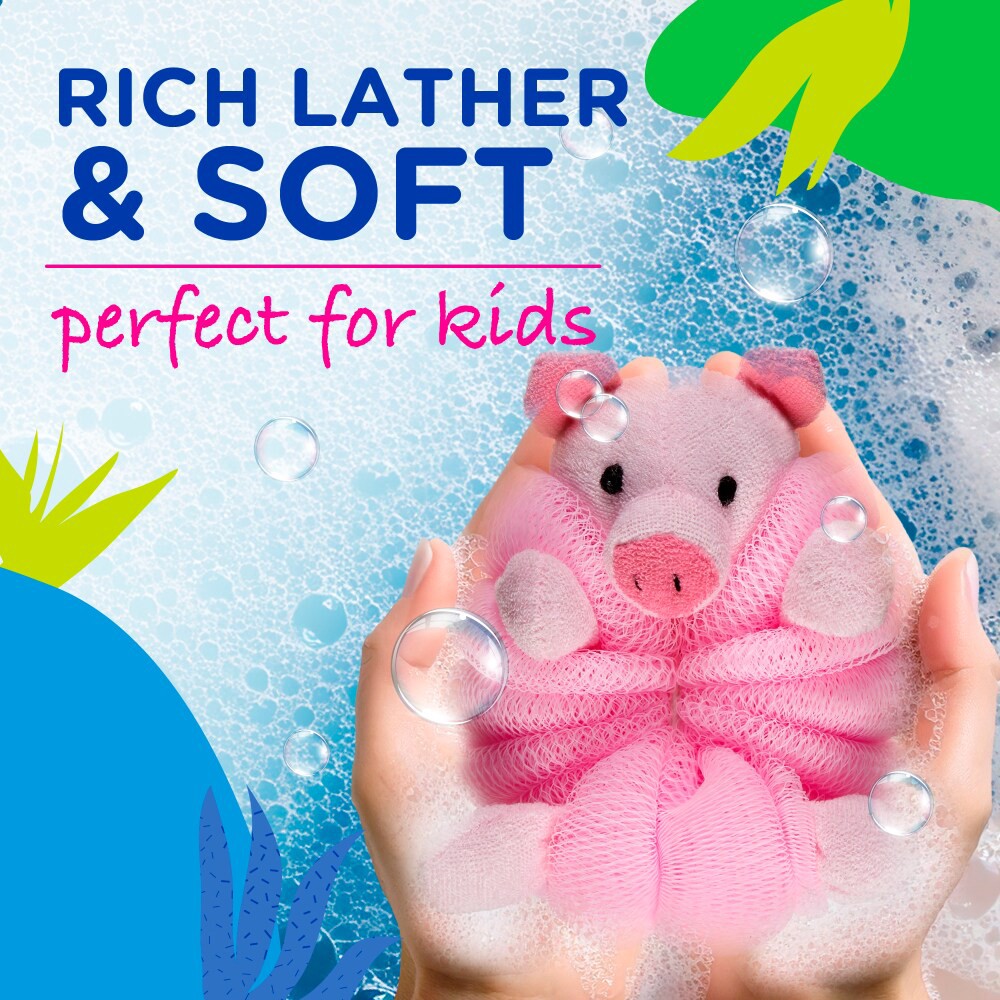 slide 3 of 3, Kroger Soapy Safari Assorted Bath Pouf, 1 ct