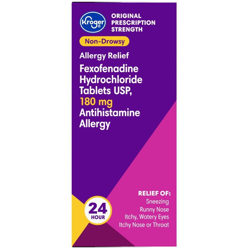 slide 4 of 5, Kroger Non-Drowsy Allergy Relief Tablets, 30 ct