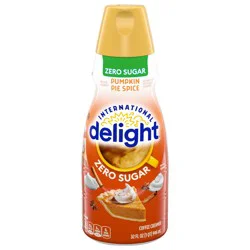 International Delight Sugar-Free, Zero Sugar Pumpkin Pie Spice Coffee Creamer, 32 Oz.