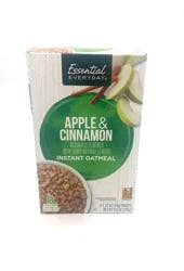 Essential Everyday Apple & Cinnamon Instant Oatmeal 9.8 Oz