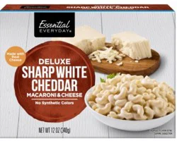 Essential Everyday Deluxe Sharp White Cheddar Macaroni & Cheese 12 Oz