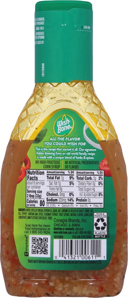 slide 2 of 2, Wish-Bone Italian Salad Dressing- 8 fl oz, 8 fl oz