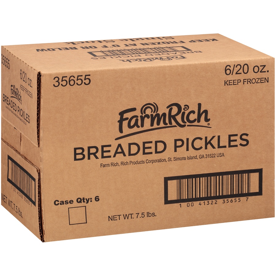 slide 2 of 8, Farm Rich Crispy Dill Pickles, 20 oz