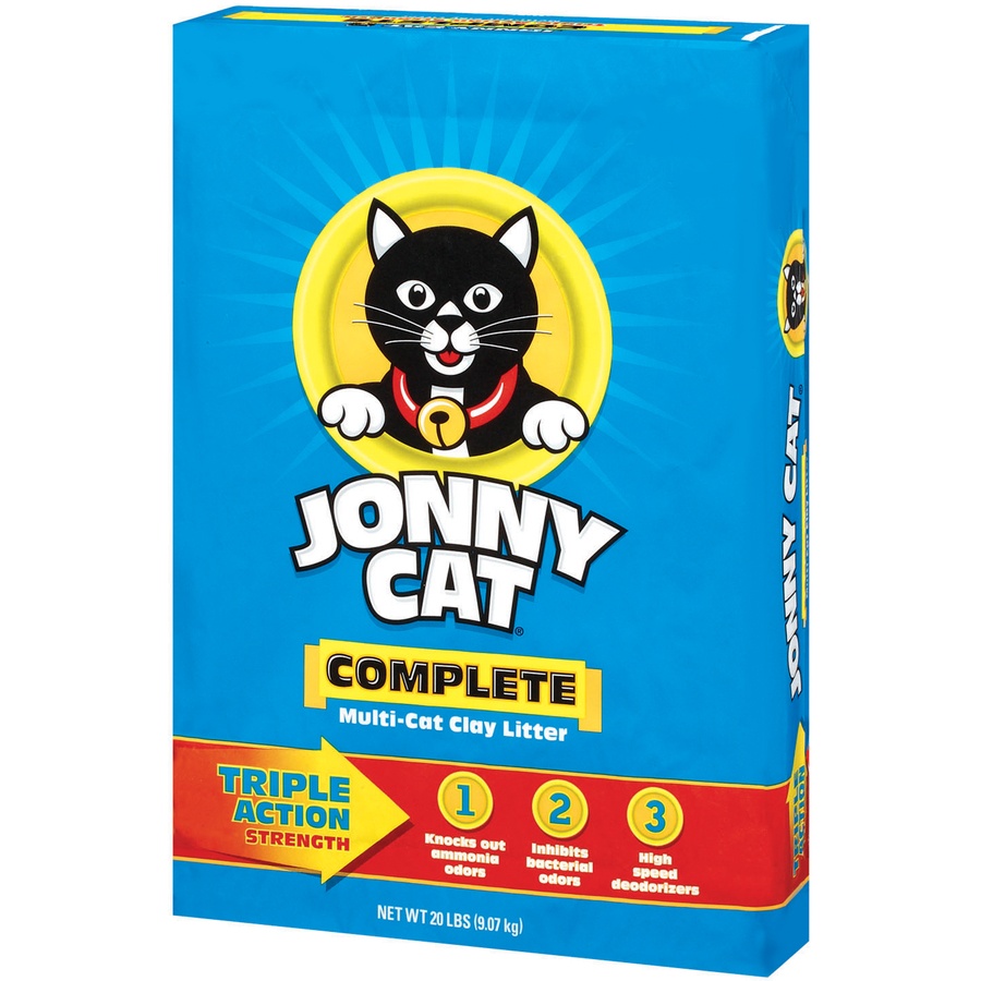 slide 3 of 3, Jonny Cat Cat Litter, Multi-Cat Clay, Complete, 20 lb