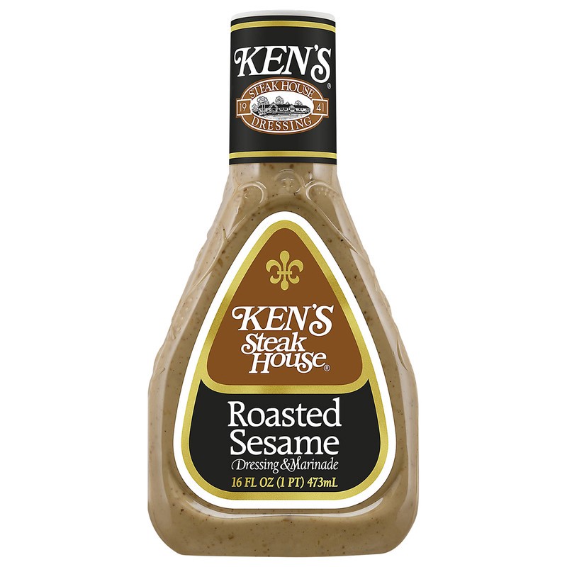slide 2 of 5, Ken's Steak House Roasted Sesame Dressing & Marinade 16 fl oz, 1 ct