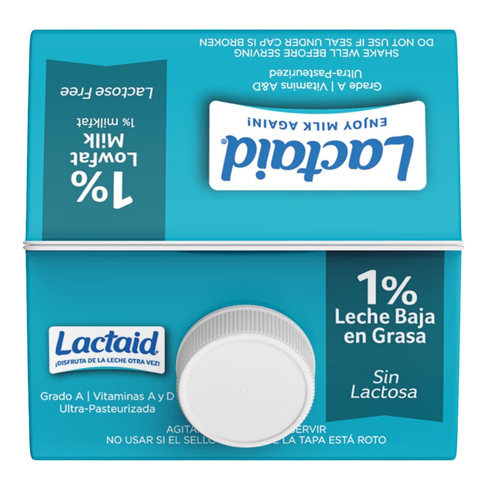slide 3 of 5, Lactaid 1% Lowfat Milk, 64 oz, 1/2 gal