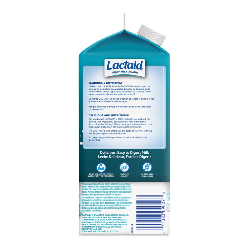 slide 2 of 5, Lactaid 1% Lowfat Milk, 64 oz, 1/2 gal