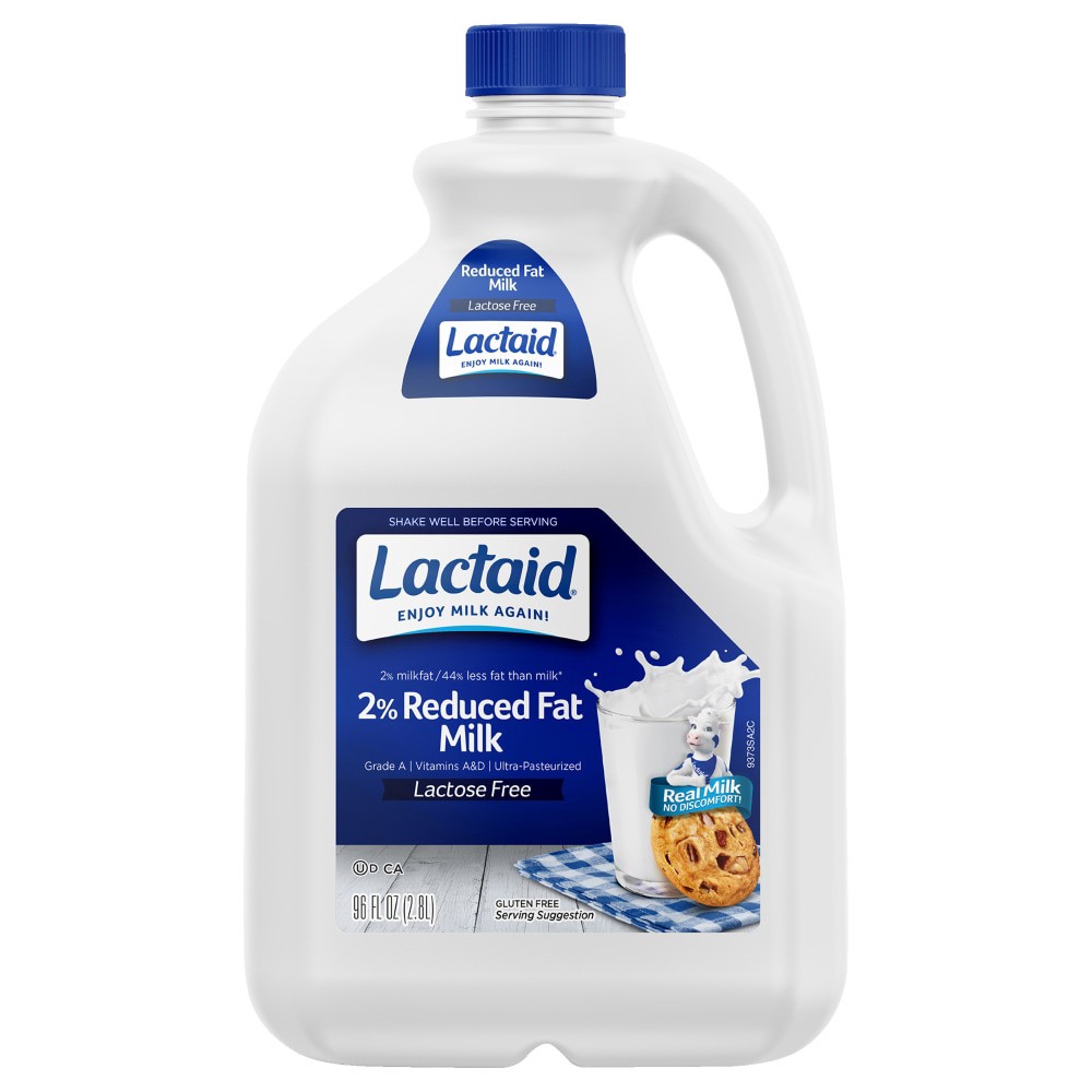 slide 2 of 2, Lactaid 2% Reduced Fat Milk, 96 oz, 96 fl oz