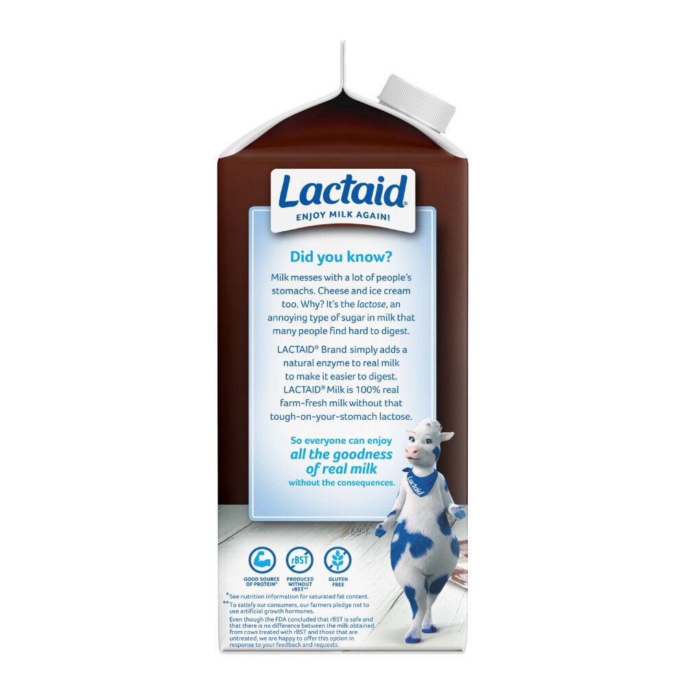 slide 2 of 4, Lactaid Chocolate Whole Milk, 64 oz, 1/2 gal