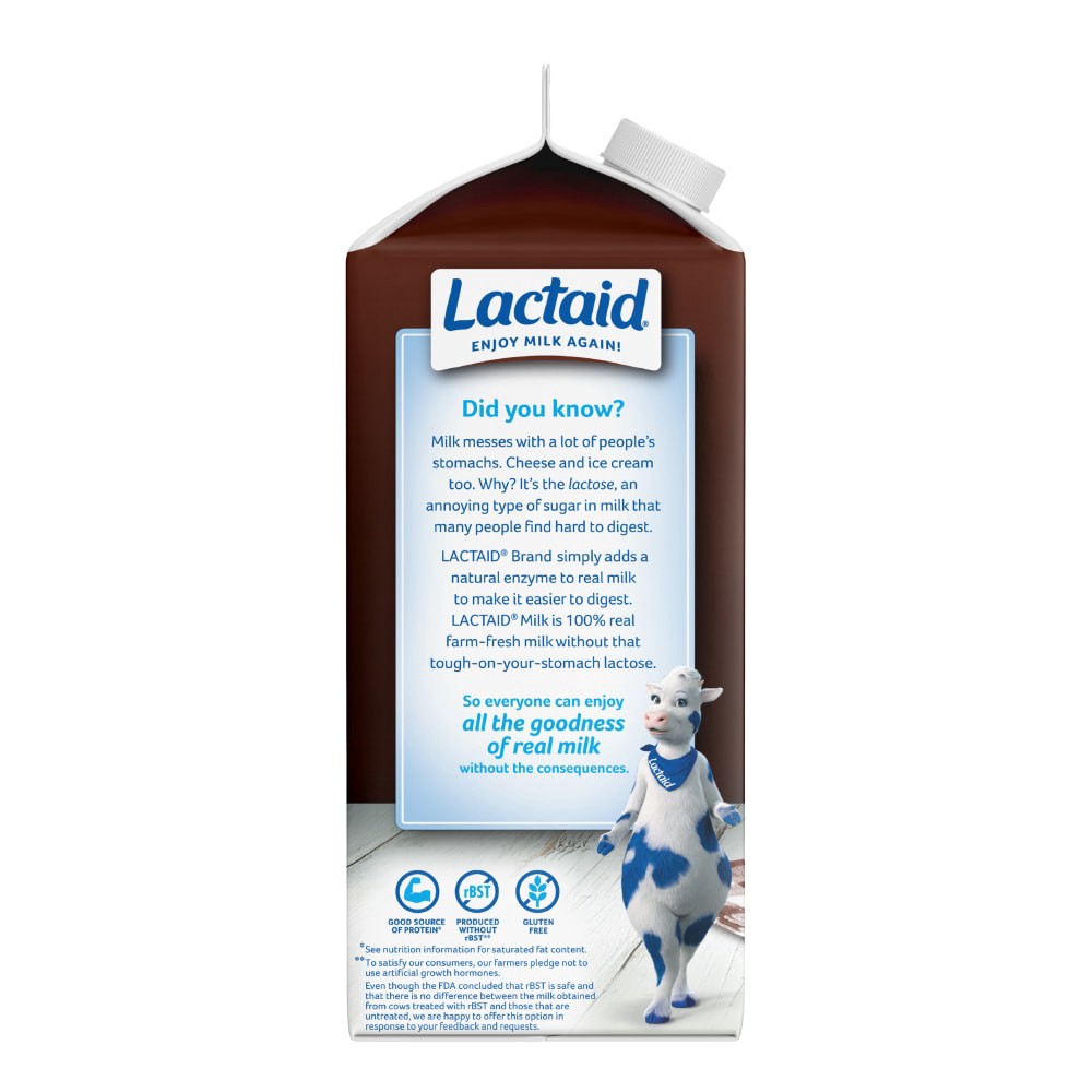 slide 2 of 4, Lactaid Chocolate Whole Milk, 64 oz, 1/2 gal
