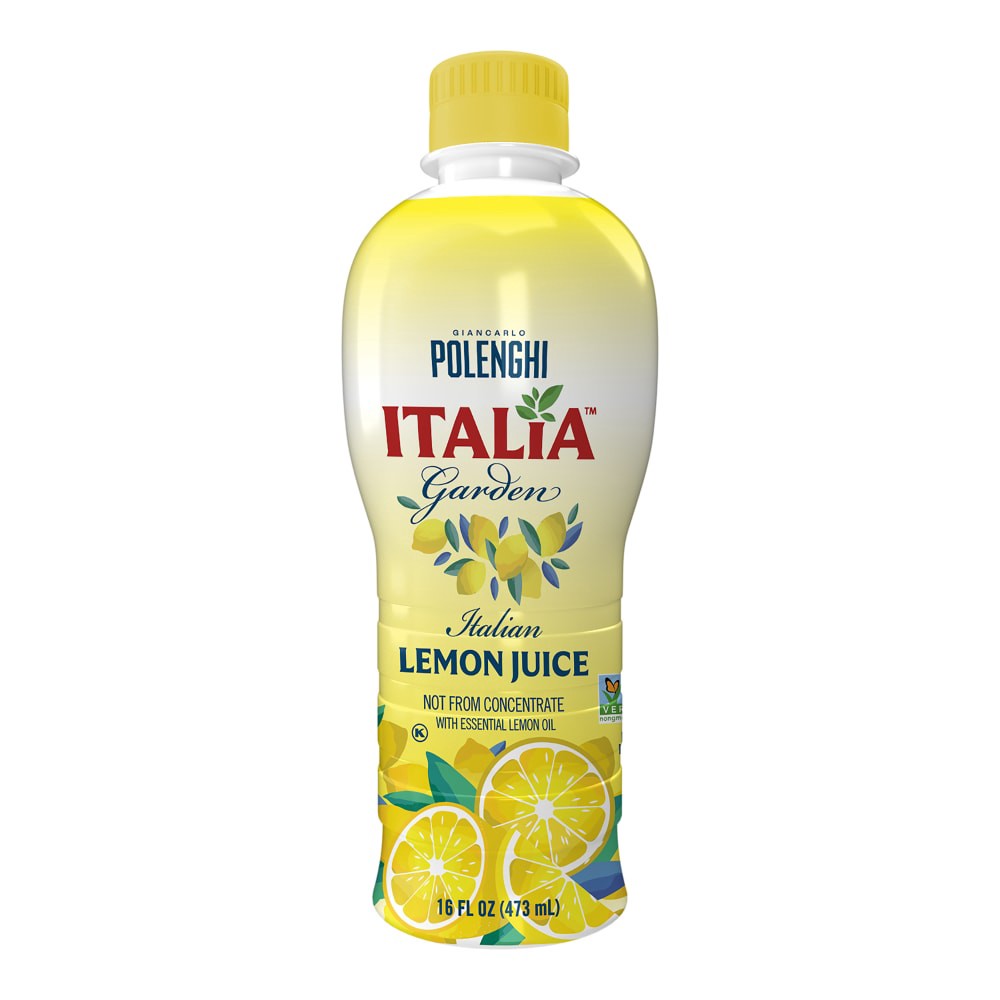 slide 2 of 4, Italia Garden Lemon Juice - 16 fl oz, 16 fl oz