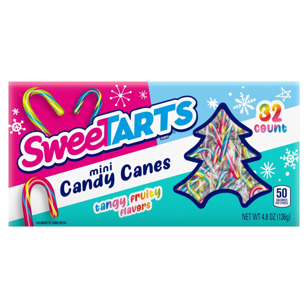 slide 2 of 5, Sweetarts Mini Candy Canes, 4.2 oz