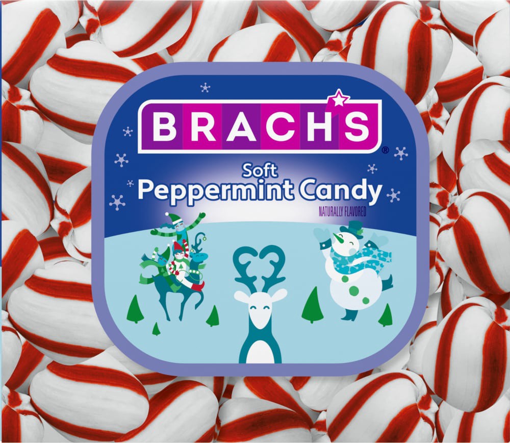 slide 2 of 5, Brach's Holiday Soft Peppermint Candies 19.4 Ounce Box, 110 ct