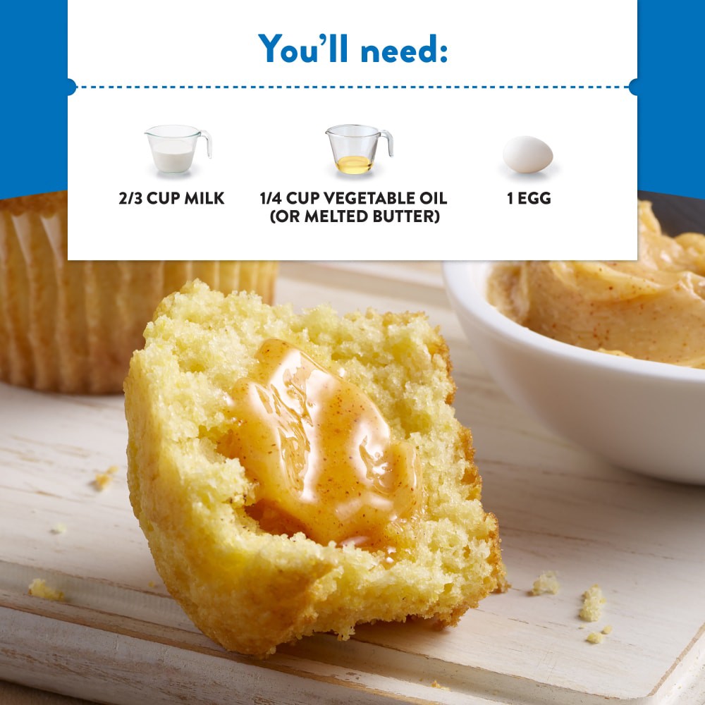 slide 5 of 6, Krusteaz Sweet Corn Muffin And Cornbread Mix - 16.0 Oz, 16 oz