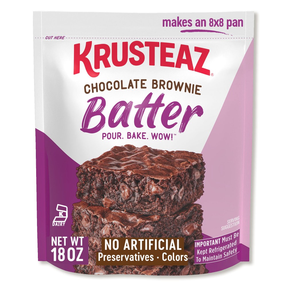 slide 2 of 2, Krusteaz Chocolate Brownie Batter, 18 oz