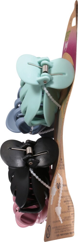 slide 2 of 4, Planet Goody Medium Claw Clip 4 ea, 4 ct