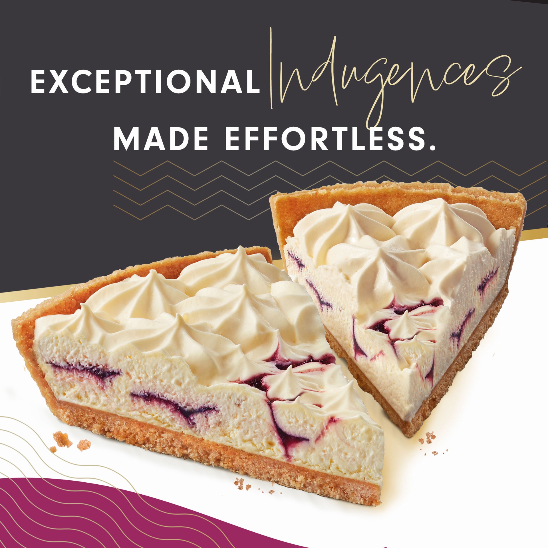 slide 4 of 5, Edwards Signatures Whipped Berry Cheesecake 2 ea, 2 ct