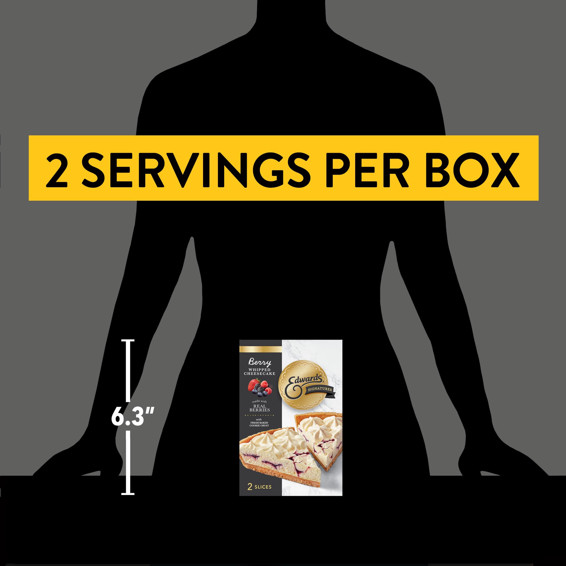 slide 2 of 5, Edwards Signatures Whipped Berry Cheesecake 2 ea, 2 ct