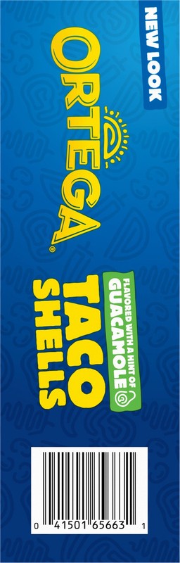 slide 2 of 5, Ortega Guacamole Taco Shells 10 count, 4.1 oz, 10 ct