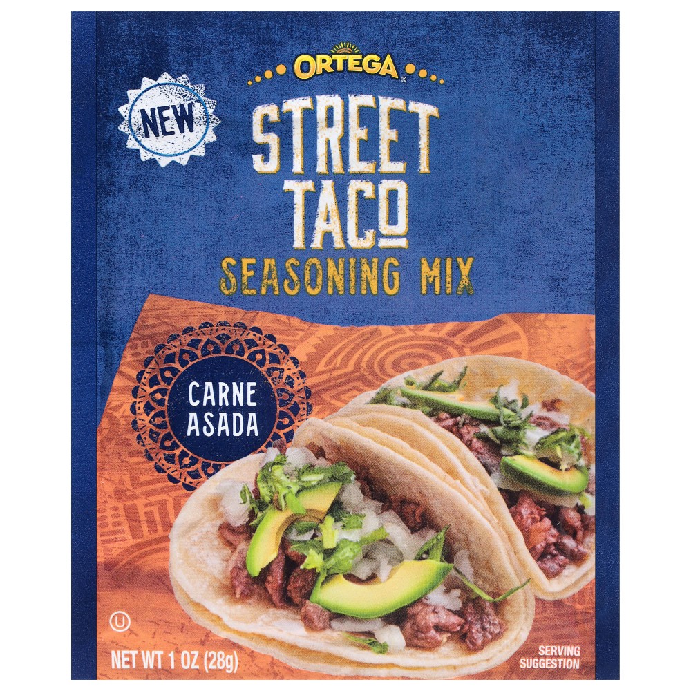slide 6 of 6, Ortega® Carne Asada Street Taco Seasoing Mix, 1 oz