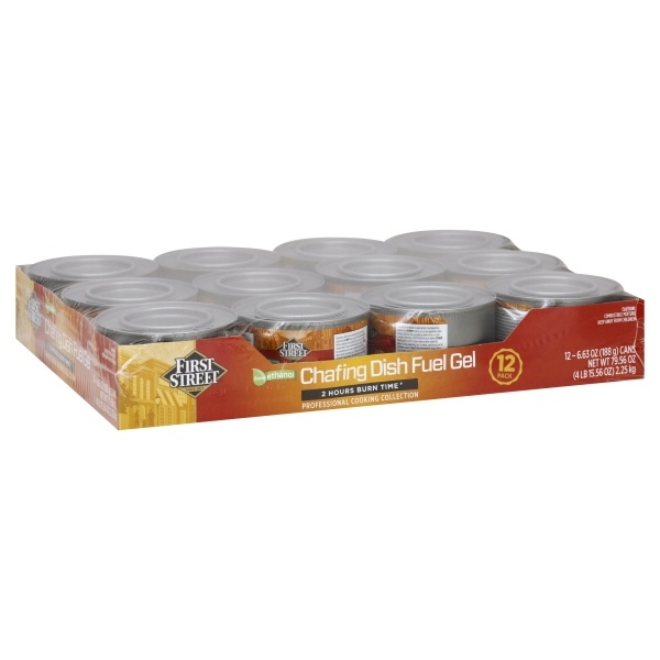 First Street Chafing Fuel Gel 2 Hour 12 ct Shipt