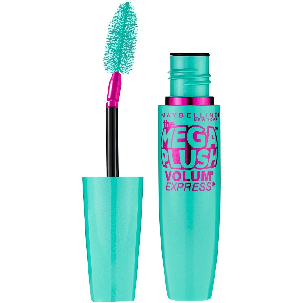 slide 4 of 6, Maybelline Volum' Express The Mega Plush Waterproof Mascara - 270 Blackest Black - 0.3 fl oz, 0.3 fl oz