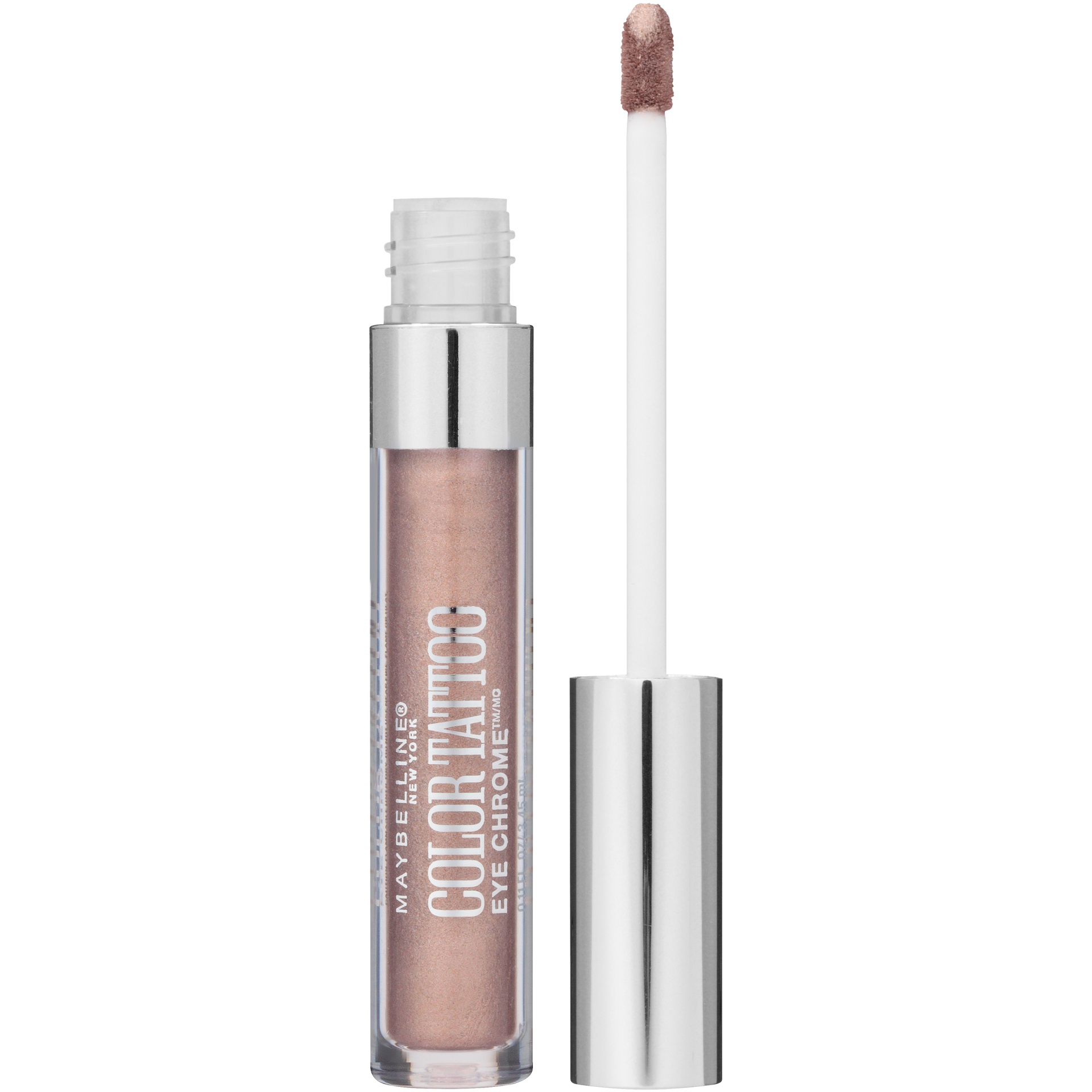 slide 2 of 2, Maybelline Eye Studio Color Tattoo Liquid Chrome Shadow 510 Beige Luster, 0.1 oz