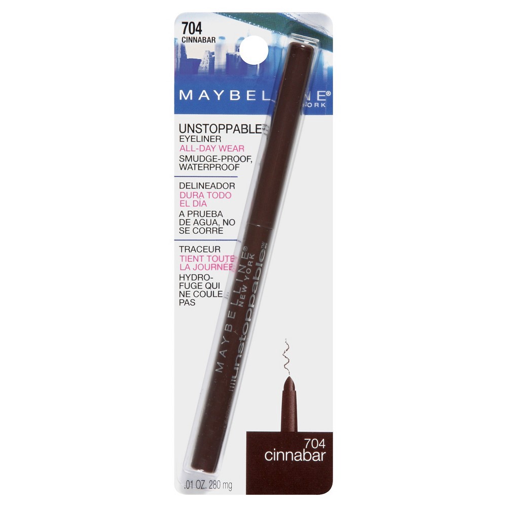 slide 2 of 4, Maybelline Unstoppable Waterproof Eyeliner - 704 Cinnabar - 0.01oz, 0.01 oz