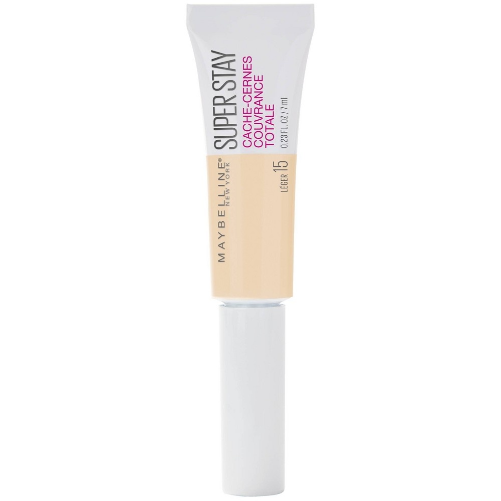 slide 2 of 9, Super Stay Full Coverage Under-Eye Concealer - 15 Light - 0.23 fl oz, 0.23 fl oz