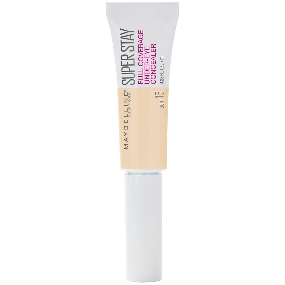 slide 4 of 9, Super Stay Full Coverage Under-Eye Concealer - 15 Light - 0.23 fl oz, 0.23 fl oz