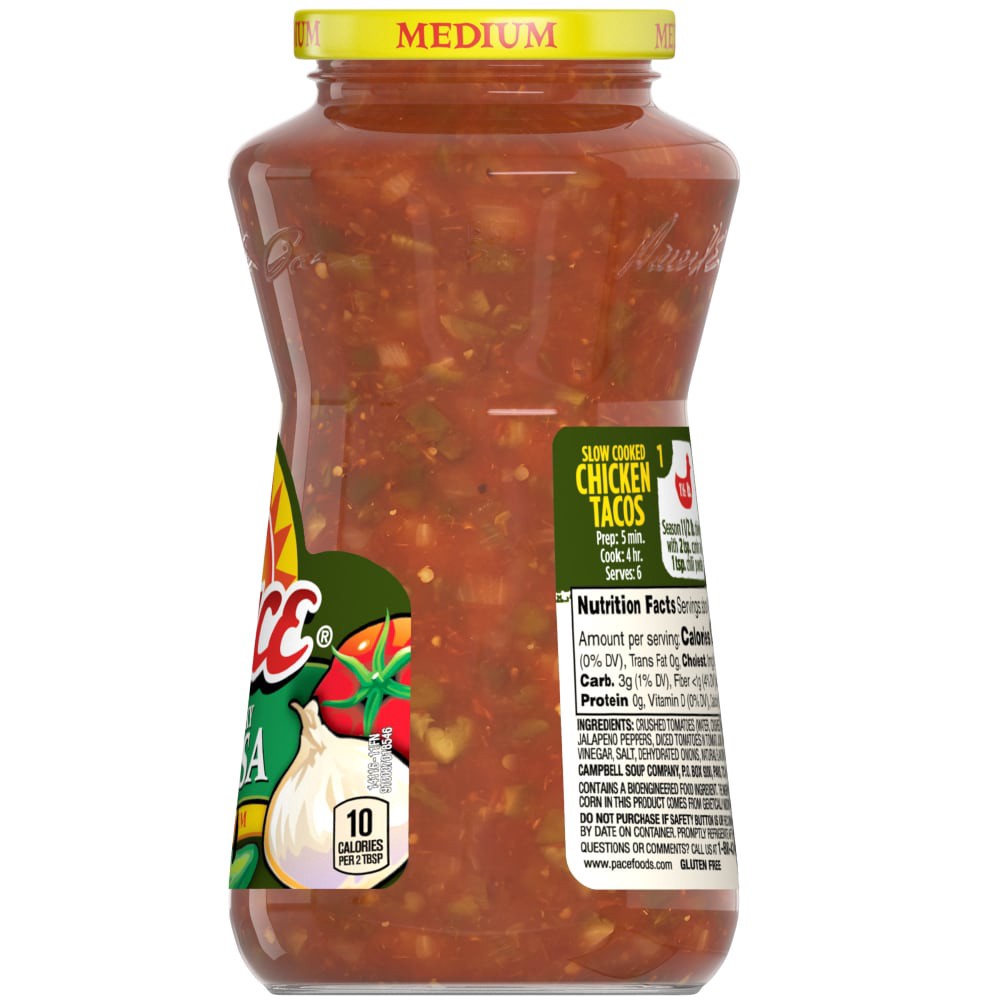 slide 2 of 6, Pace Chunky Medium Salsa, 16.000 oz