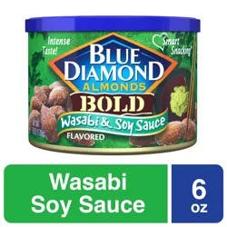 Blue Diamond Bold Wasabi & Soy Sauce Almonds - 6 oz