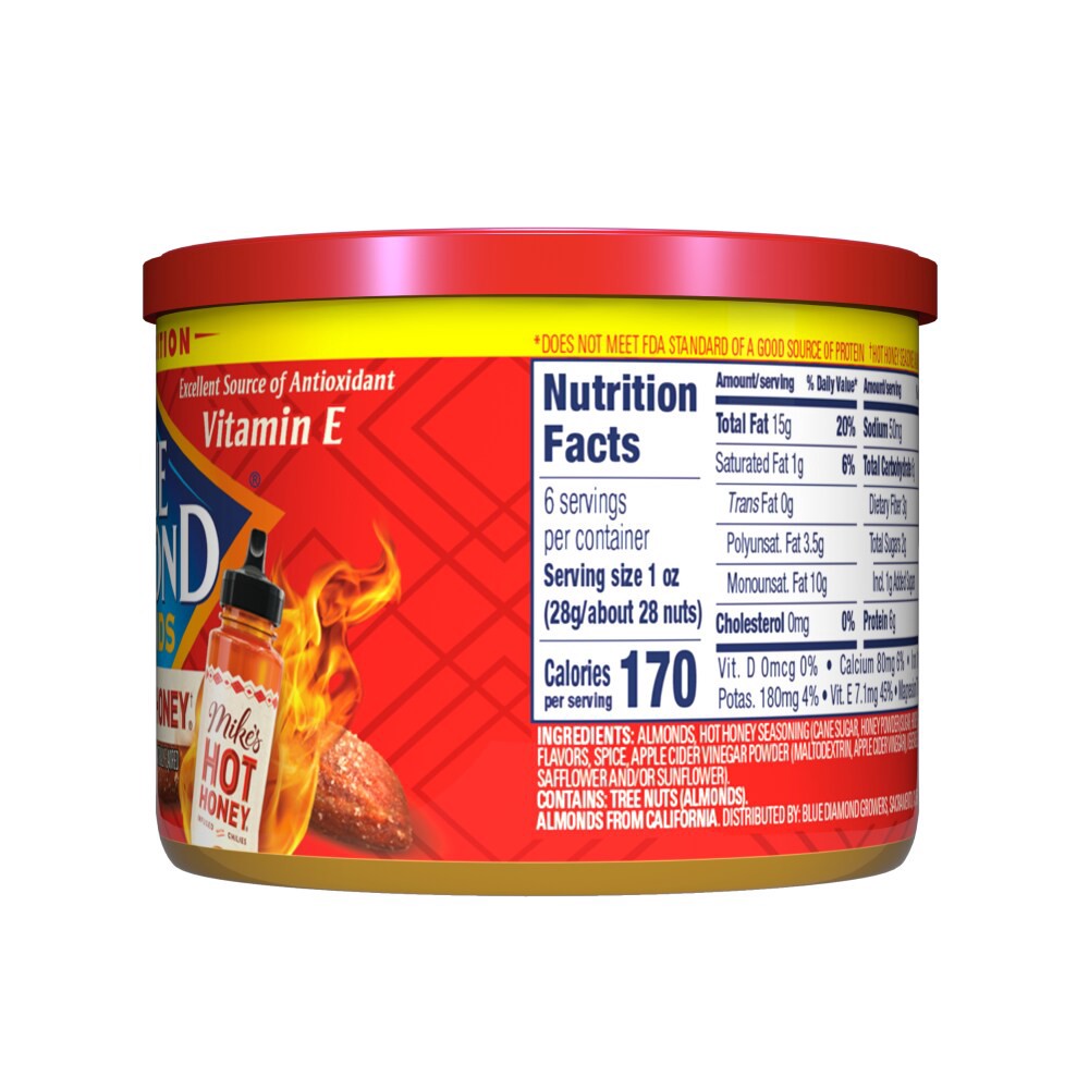slide 4 of 4, Blue Diamond® Mike's Hot Honey® Flavored Almonds, 6 oz