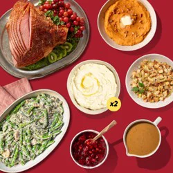 Home Chef Bone-In Ham Dinner Homestyle Stuffing