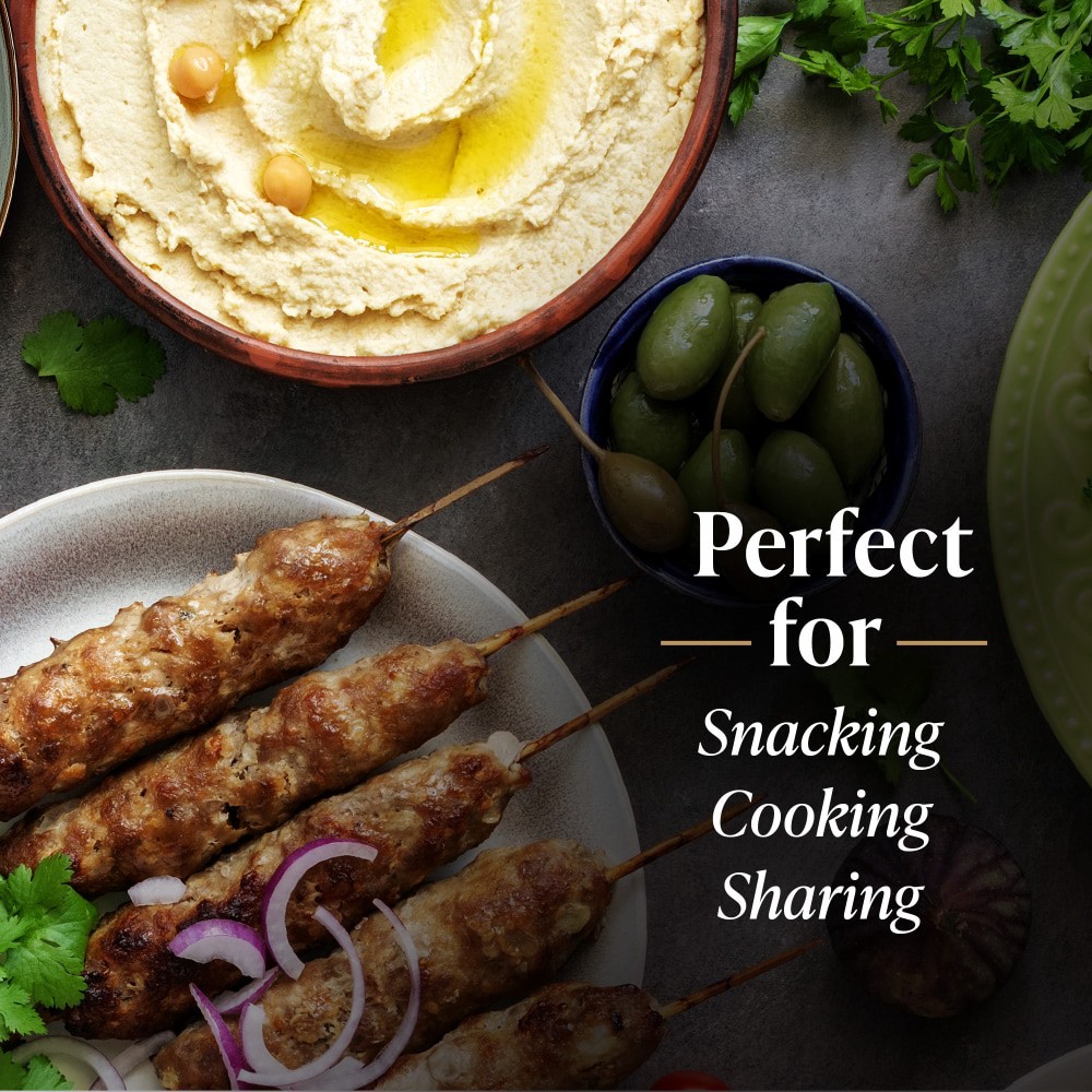 slide 4 of 5, Private Selection Roasted Garlic Hummus, 10 oz