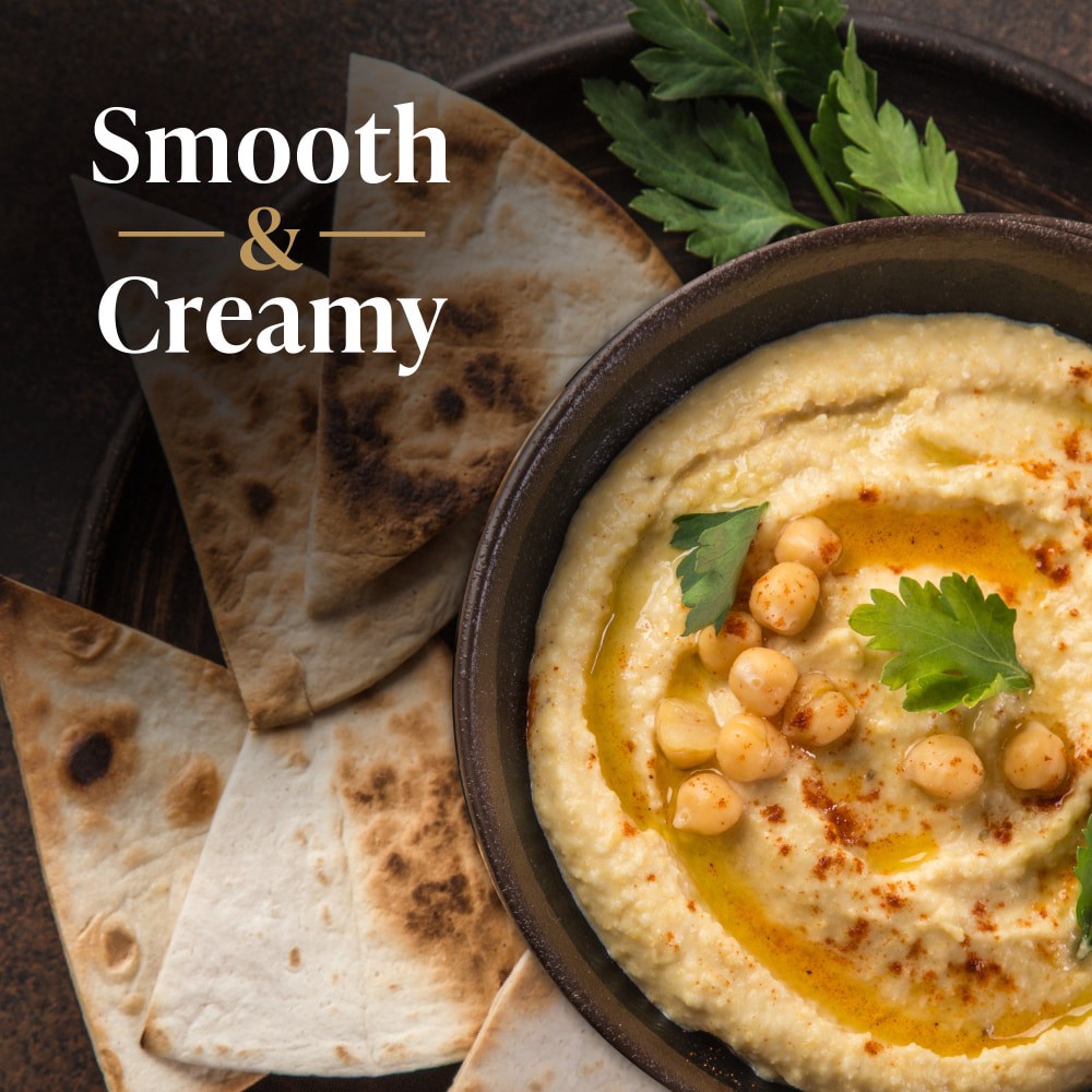 slide 2 of 5, Private Selection Roasted Garlic Hummus, 10 oz