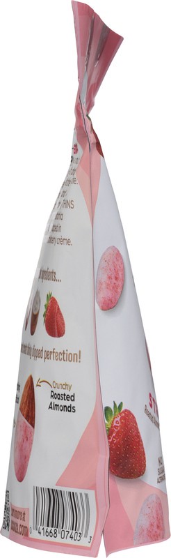 slide 5 of 5, Sconza Thins Strawberry Almonds 5 oz, 5 oz
