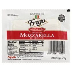 Frigo Whole Milk Low Moisture Mozzarella Cheese - 16 oz