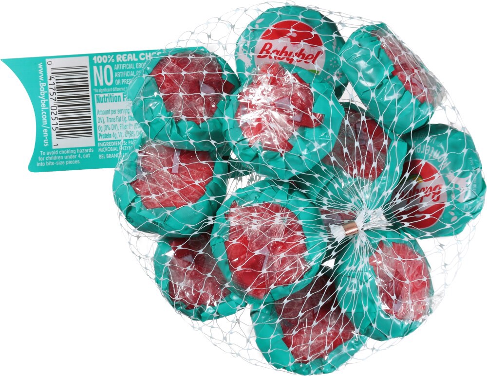 slide 2 of 5, Babybel Mini Babybel Monterey Jack Snack Cheese, 12 Pack (8.5 oz), 8.5 oz