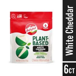 Babybel Plant Based White Cheddar 6ct