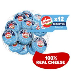Mini Babybel Light Snack Cheese, 12 Pack (8.5 oz)
