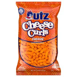 Utz Cheddar Cheese Curl 8.5 oz