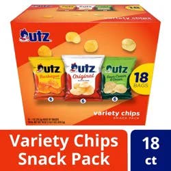 Utz Variety Chip Snack Pack 18 Count