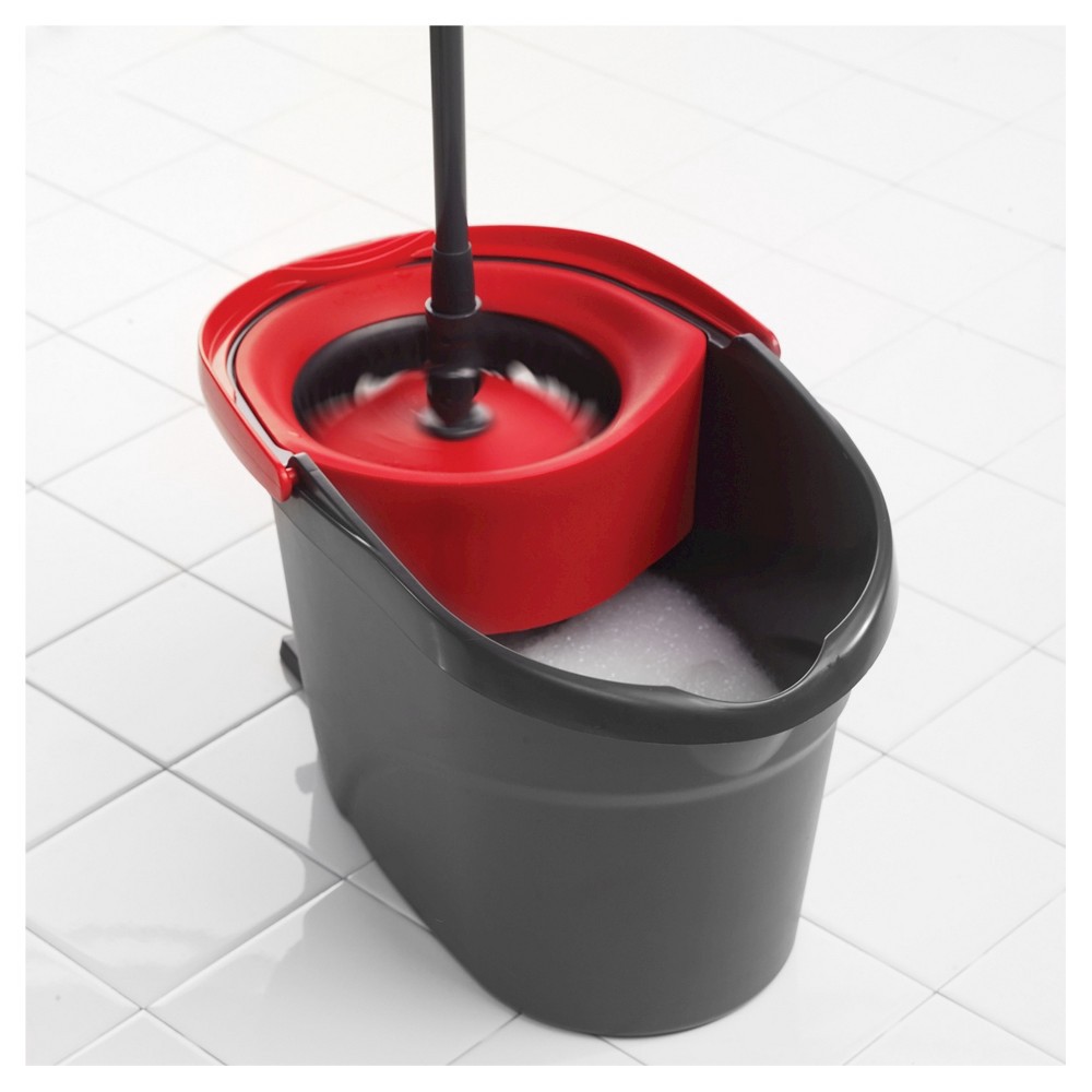 slide 3 of 6, O-Cedar Easy Wring Spin Mop And Bucket, 1 ct