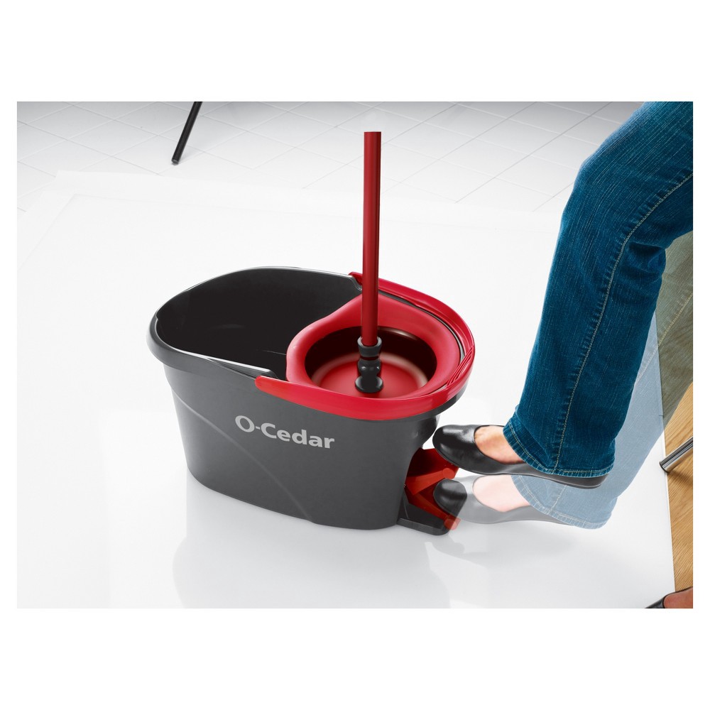 slide 6 of 6, O-Cedar Easy Wring Spin Mop And Bucket, 1 ct